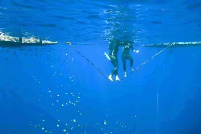 Weighting yourself correctly can lead to better freediving performance.